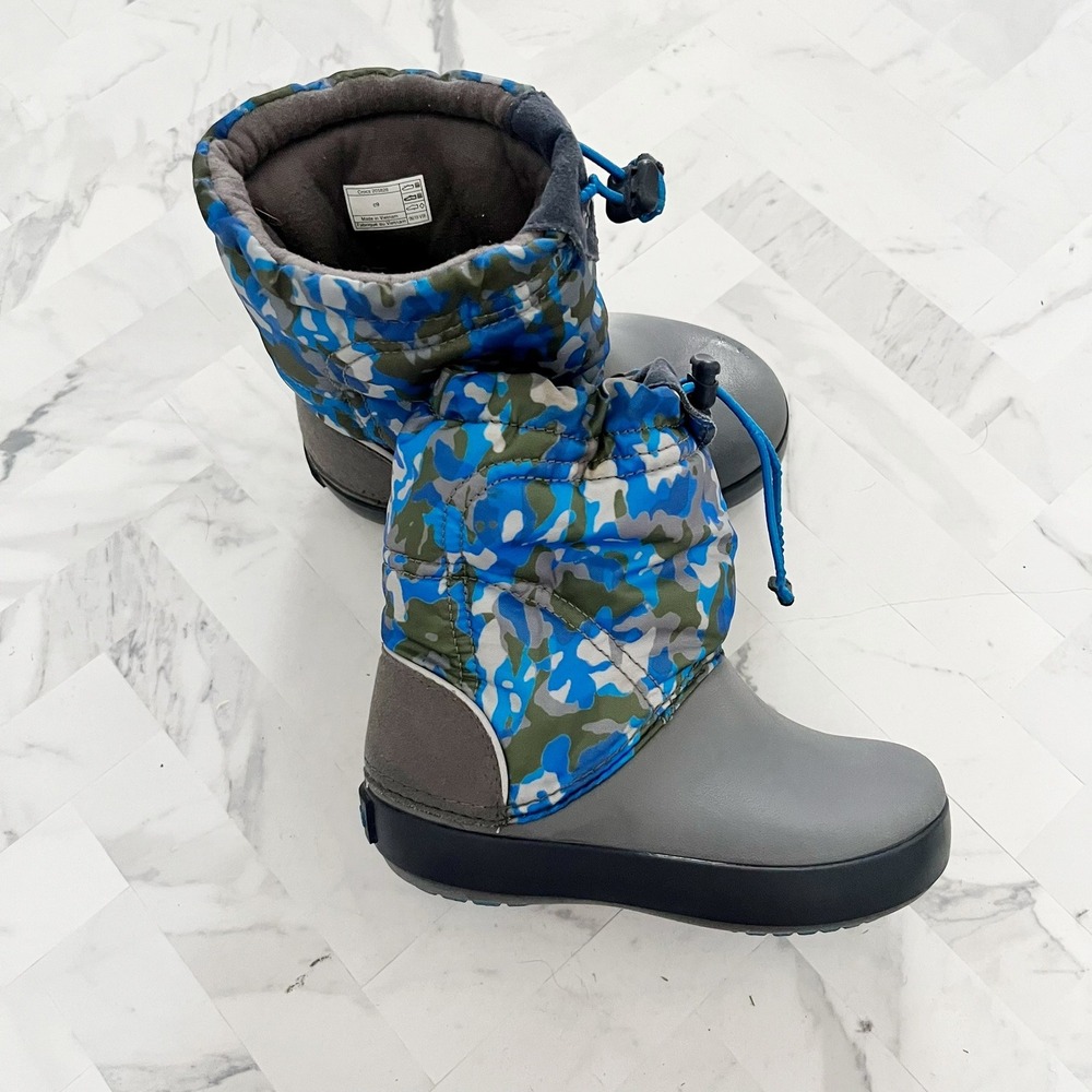 CROCS Crocband Winter Boots Size C9 - Picture 2 of 7